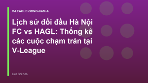Read more about the article Lịch sử đối đầu Hà Nội FC vs HAGL: Thống kê các cuộc chạm trán tại V-League